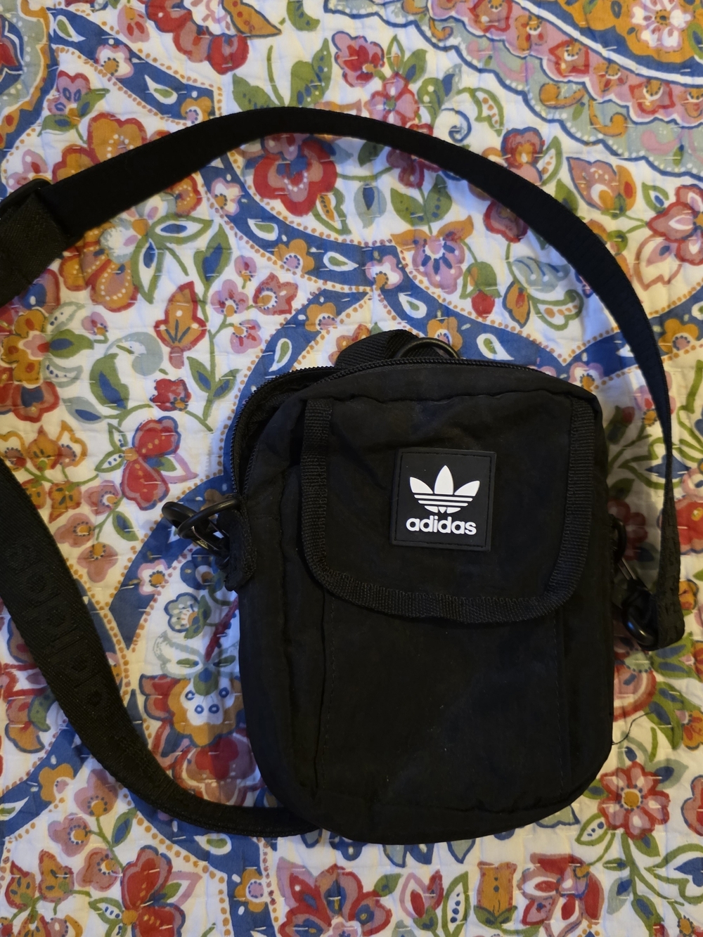 adidas Black Mini Crossbody Bag